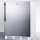 Summit CT66LWSSHV 24" Wide Refrigerator-freezer
