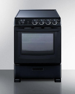 Summit REX2431BRT 24" Wide Electric Smooth-top Range