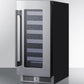 Summit SDHW1532LHD 15" Wide Built-in Wine Cellar