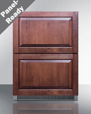 Summit ADFD2D24PNR 24" Wide 2-drawer All-freezer, ADA Compliant