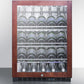 Summit SCR610BLCHPNR 24" Wide Single Zone Built-in Commercial Wine Cellar