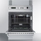 Summit TEM755BKW 24" Wide Electric Wall Oven, 115v