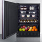 Summit FF708BLSSRSIFLHD 24" Wide All-refrigerator (panel Not Included)
