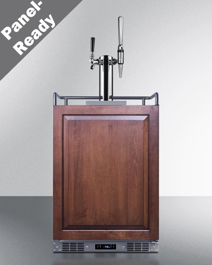 Summit SBC682PNRCMTWIN 24" Wide Built-in Cold Brew/nitro Coffee Kegerator (panel Not Included)