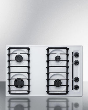 Summit WTL053S 30" Wide 4-burner Gas Cooktop