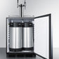 Summit SBC58BLBIADACMTWIN 24" Wide Built-in Coffee Kegerator, ADA Compliant