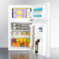 Summit CP34WADA 19" Wide 2-door Refrigerator-freezer, ADA Height