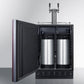 Summit SBC7BRSIFCF2LHD 24" Wide Cold Brew Coffee Kegerator (panel Not Included)