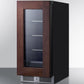 Summit SDHG1533PNRLHD 15" Wide Built-in Beverage Center (panel Not Included)