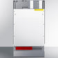 Summit DW186NTADA 18" Wide Built-in Integrated Dishwasher, ADA Compliant (panel Not Included)