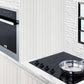 Summit CREK4B 24" Wide 230v 4-burner Radiant Cooktop