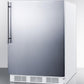 Summit CT661WSSHV 24" Wide Refrigerator-freezer