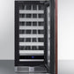 Summit SDHW1532PNR 15" Wide Built-in Wine Cellar (panel Not Included)