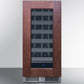 Summit SDHW1532PNRLHD 15" Wide Built-in Wine Cellar (panel Not Included)
