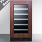 Summit CL18WCPNRLHD 18" Wide Built-in Wine Cellar (panel Not Included)