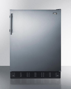 Summit CT66BK2SSADA 24" Wide Refrigerator-freezer, ADA Compliant