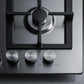 Summit GCJ4SSLP 24" Wide 4-burner Propane Gas Cooktop In Stainless Steel