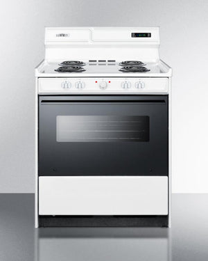 Summit WEM230DK 30" Wide Electric Coil Top Range
