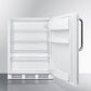 Summit FF6W7BZADA 24" Wide All-refrigerator, ADA Height