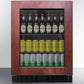 Summit ASDG2411PNRLHD 24" Wide Built-in Beverage Center, ADA Compliant (panel Not Included)
