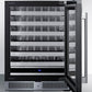 Summit SDHW2442LHD 24" Wide Built-in Wine Cellar