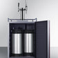 Summit SBC682PNRCMTWIN 24" Wide Built-in Cold Brew/nitro Coffee Kegerator (panel Not Included)