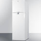 Summit FF946WLLF2 22" Wide Top Mount Refrigerator-freezer