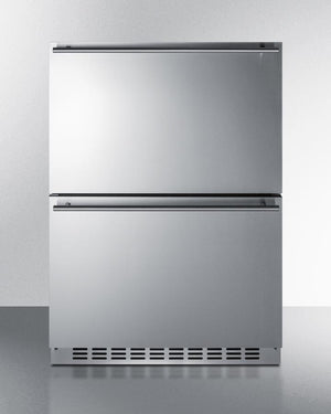 Summit SPRF34D 24" Wide 2-drawer Refrigerator-freezer