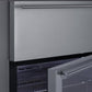 Summit SCR615TDCSS 24" Wide Built-in Commercial Beverage Refrigerator With Top Drawer