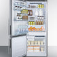 Summit FFBF279SSXH72LHD 28" Wide Bottom Freezer Refrigerator