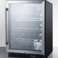 Summit SCR610BLCH 24" Wide Single Zone Built-in Commercial Wine Cellar