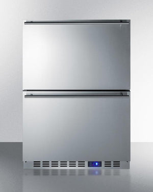 Summit SPFF51OS2D 24" Outdoor 2-drawer All-freezer