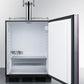 Summit SBC58BLBIADAIFWKDTWIN 24" Wide Built-in Wine Kegerator, ADA Compliant (panel Not Included)
