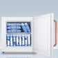 Summit FS24LTBC Compact All-freezer With Antimicrobial Pure Copper Handle