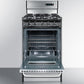 20" Wide Gas Range