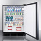 Summit FF7LBLKBISSHHADA 24" Wide Built-in All-refrigerator, ADA Compliant