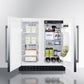 Summit FFRF3075WCSS 30" Wide Built-in Refrigerator-freezer