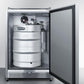 Summit SBC695OSNK 24" Wide Built-in Outdoor Kegerator