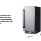 Summit SDHR1534LHD 15" Wide Built-in All-refrigerator