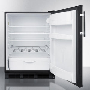 Summit FF63BKADA 24" Wide All-refrigerator, ADA Compliant
