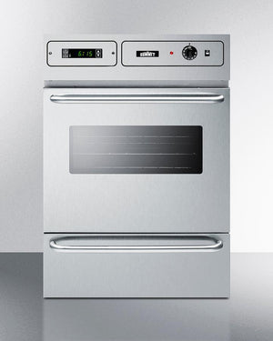 Summit TEM755BKW 24" Wide Electric Wall Oven, 115v