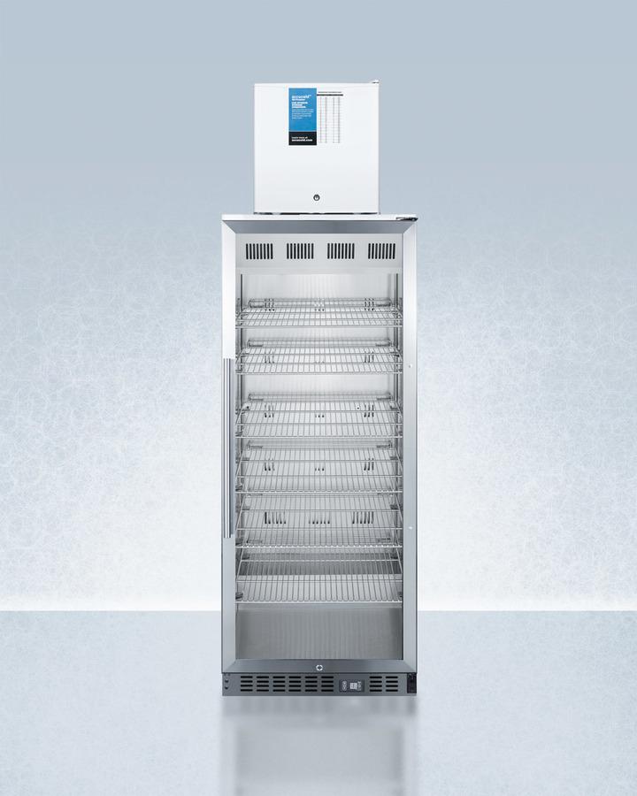 Summit ACR1151FS24LSTACKPRO 24" Wide All-refrigerator/all-freezer Combination