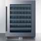 Summit SDHW2442LHD 24" Wide Built-in Wine Cellar