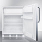 Summit CT66LWSSTBADA 24" Wide Refrigerator-freezer, ADA Compliant