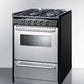 Summit TTM61027BRSW 24" Wide Gas Range