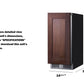 Summit SDHR1534PNRLHD 15" Wide Built-in All-refrigerator (panel Not Included)