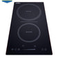 Summit SINCH230V2B 12" Wide 208-240v 2-zone Induction Cooktop With Safety Shutoff
