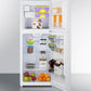Summit FF1088WIM 24" Wide Top Mount Refrigerator-freezer With Icemaker
