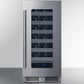 Summit SDHW1532LHD 15" Wide Built-in Wine Cellar