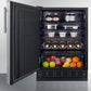 Summit FF708BLSSRSLHD 24" Wide All-refrigerator